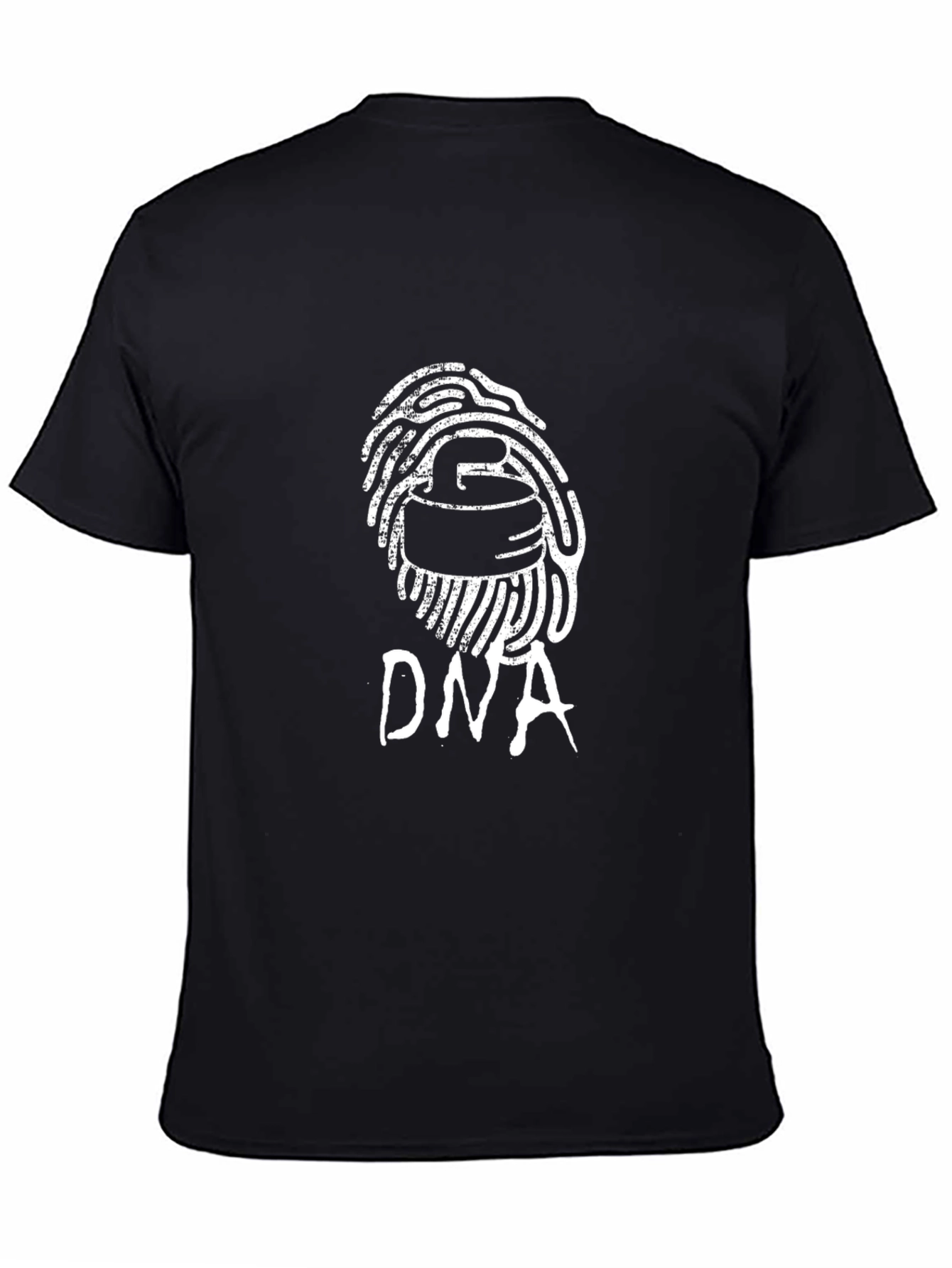 Curling DNA T-Shirt - Black Graphic Tee