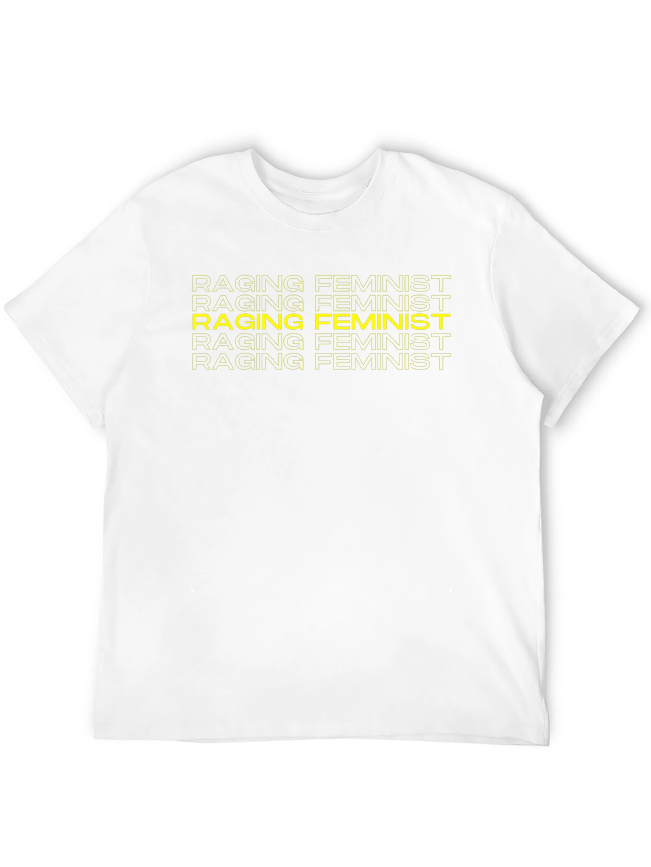 Raging Feminist Graphic Tee - Bold Statement T-Shirt
