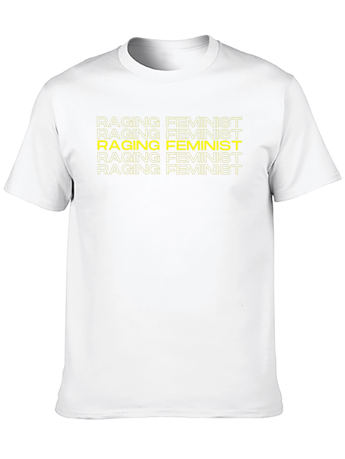 Raging Feminist Graphic Tee - Bold Statement T-Shirt