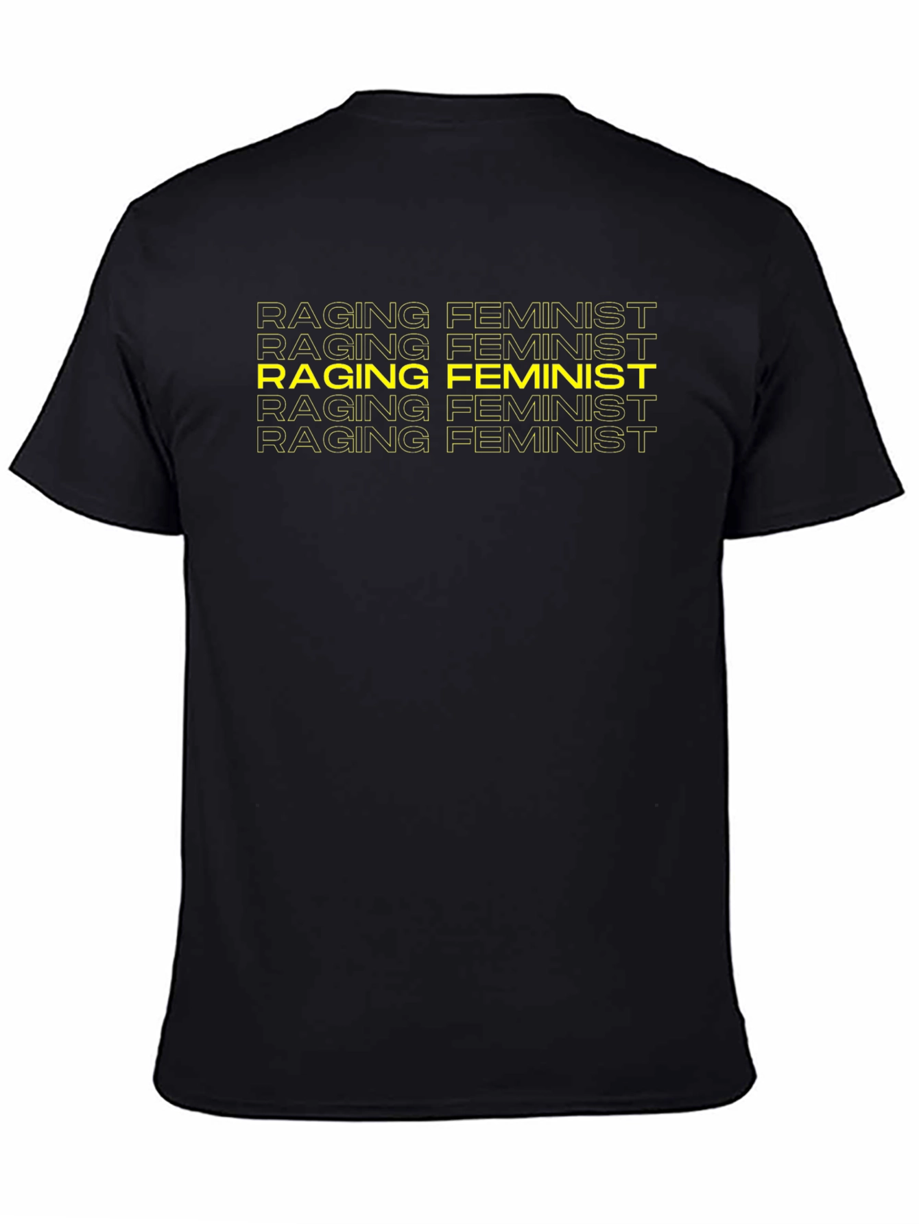 Raging Feminist Graphic Tee - Bold Statement T-Shirt