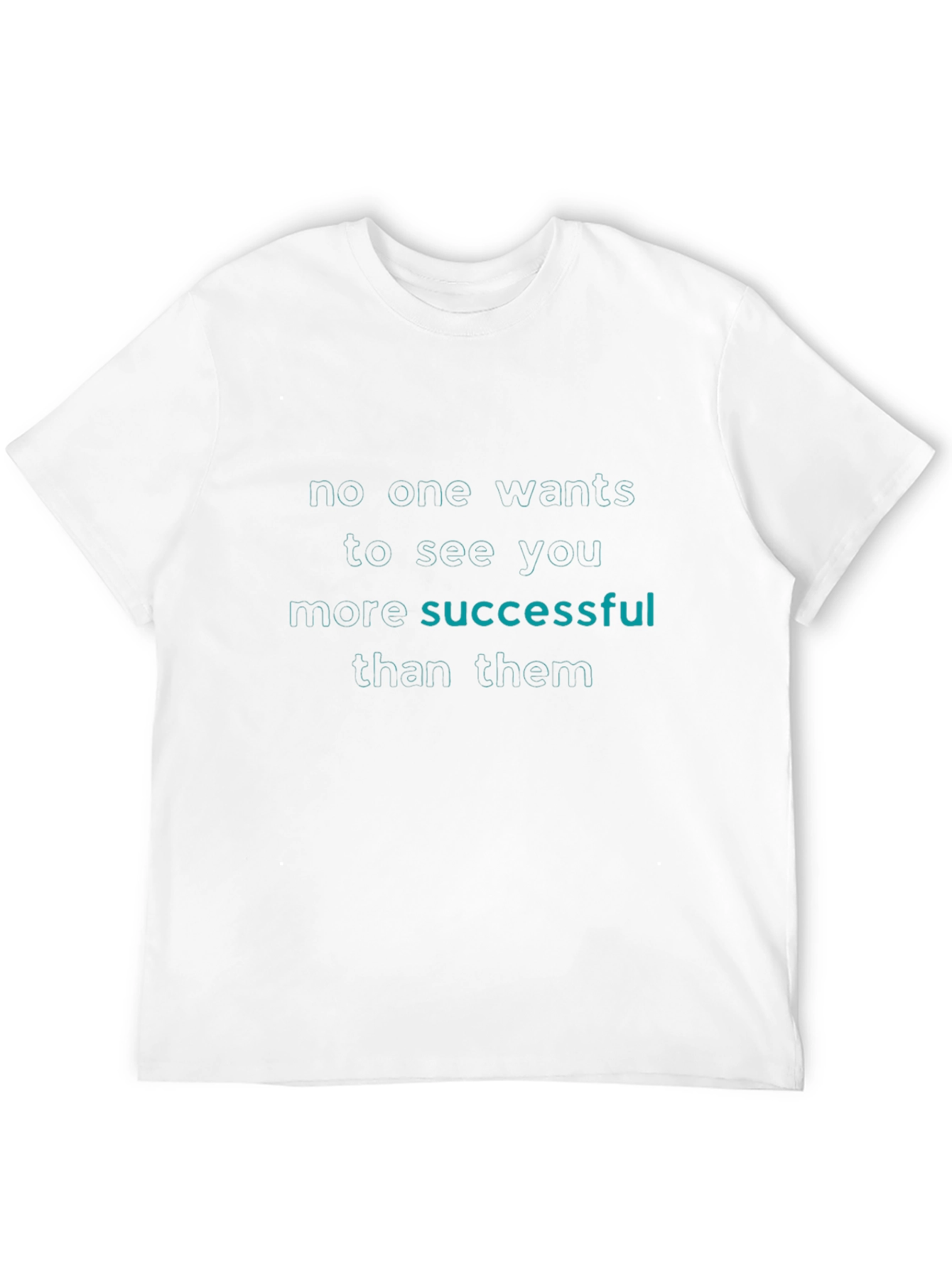 Successful Tee - Black Graphic T-Shirt