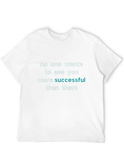 Successful Tee - Black Graphic T-Shirt
