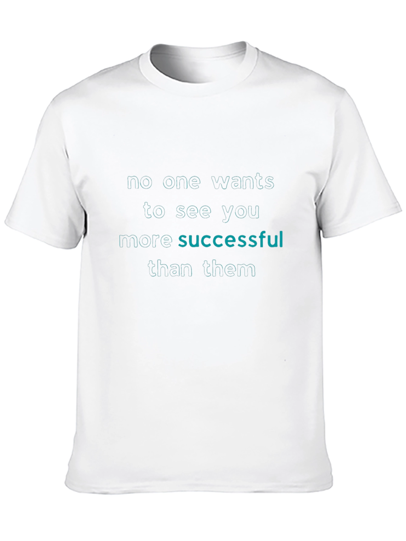 Successful Tee - Black Graphic T-Shirt
