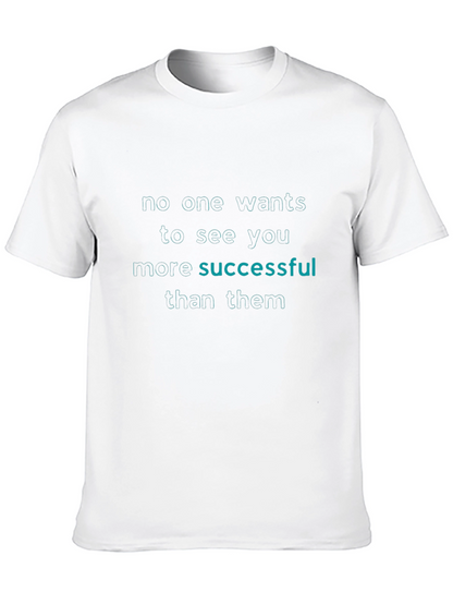 Successful Tee - Black Graphic T-Shirt