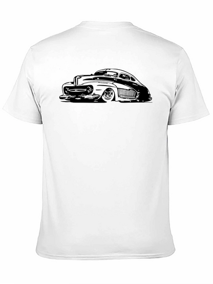 Classic Car Graphic Tee - Cool Black T-Shirt