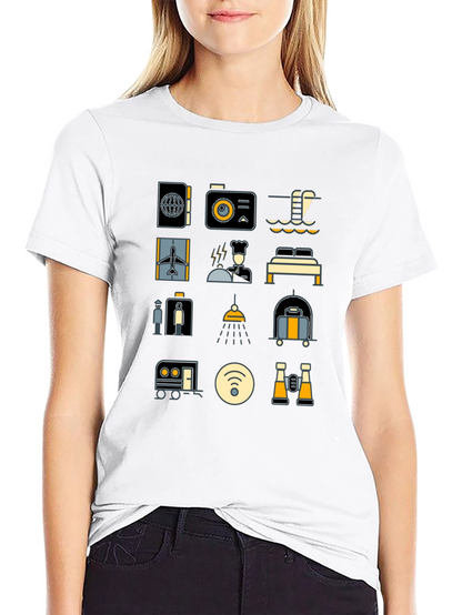 Travel Icon T-Shirt - Vacation Ready Style