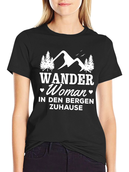 Wander Woman T-Shirt - Mountain Design