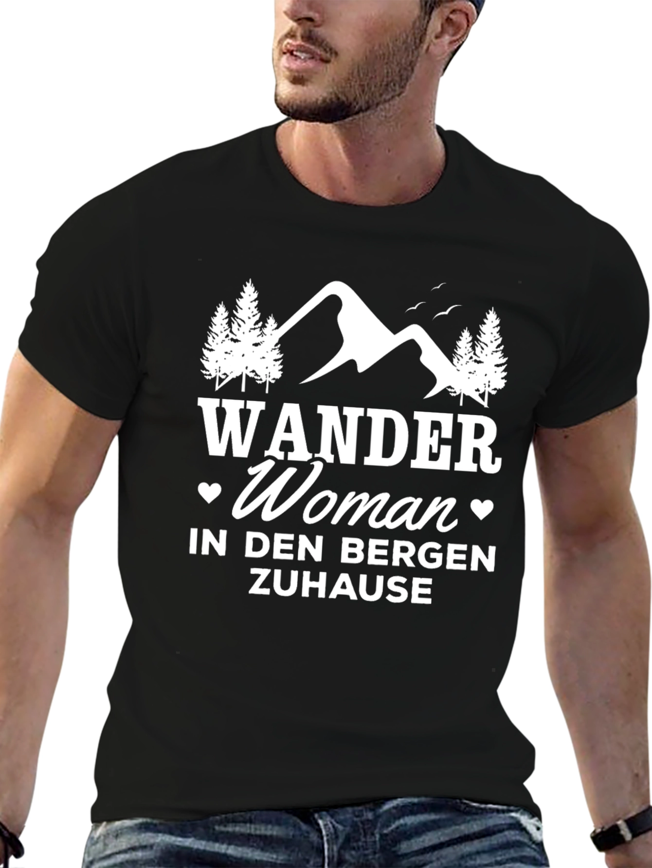 Wander Woman T-Shirt - Mountain Design