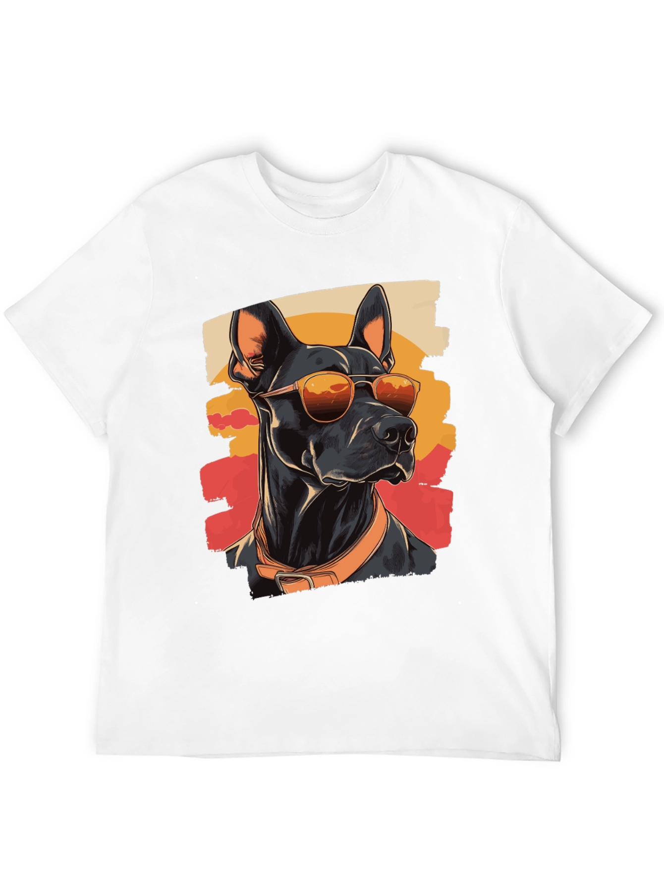 Cool Dog T-Shirt - Doberman with Sunglasses