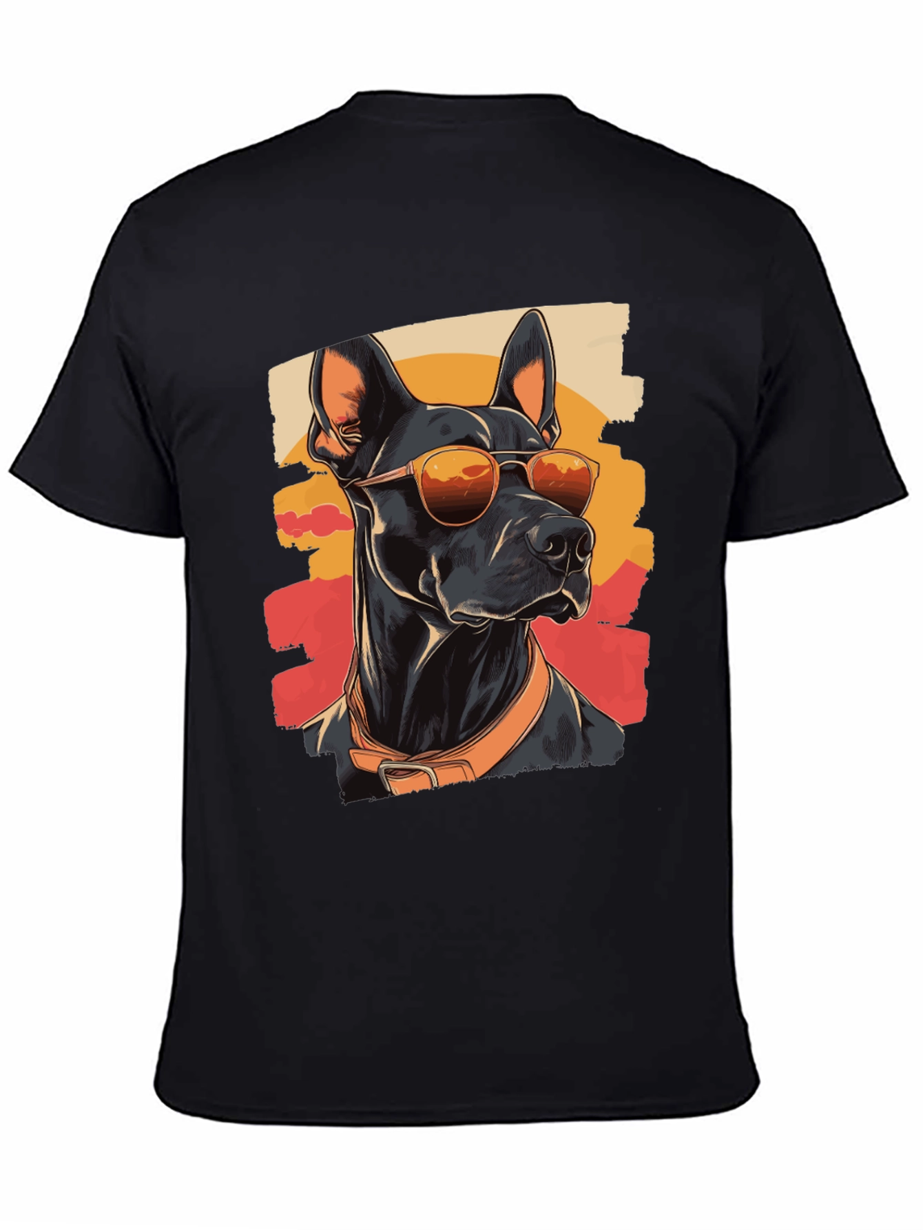 Cool Dog T-Shirt - Doberman with Sunglasses