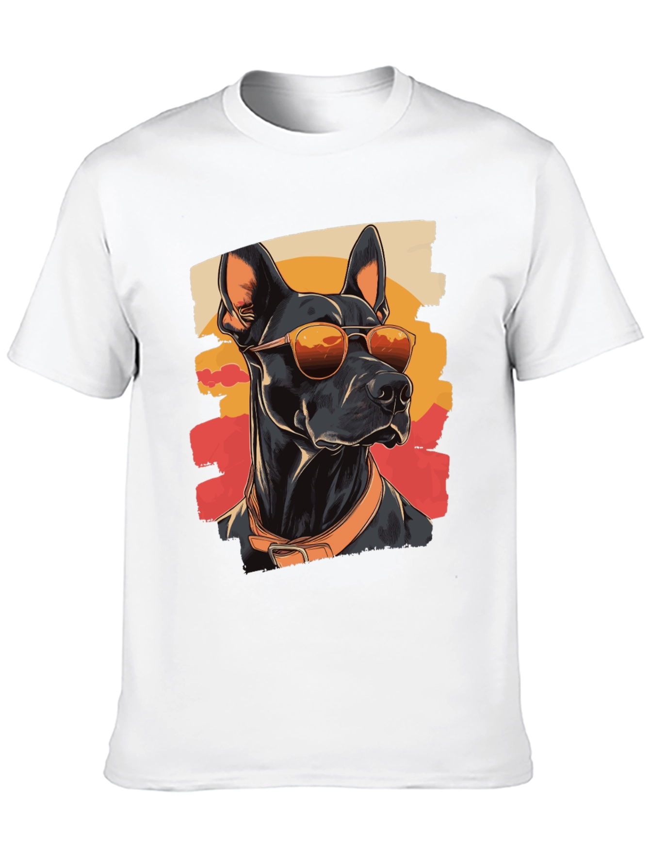 Cool Dog T-Shirt - Doberman with Sunglasses