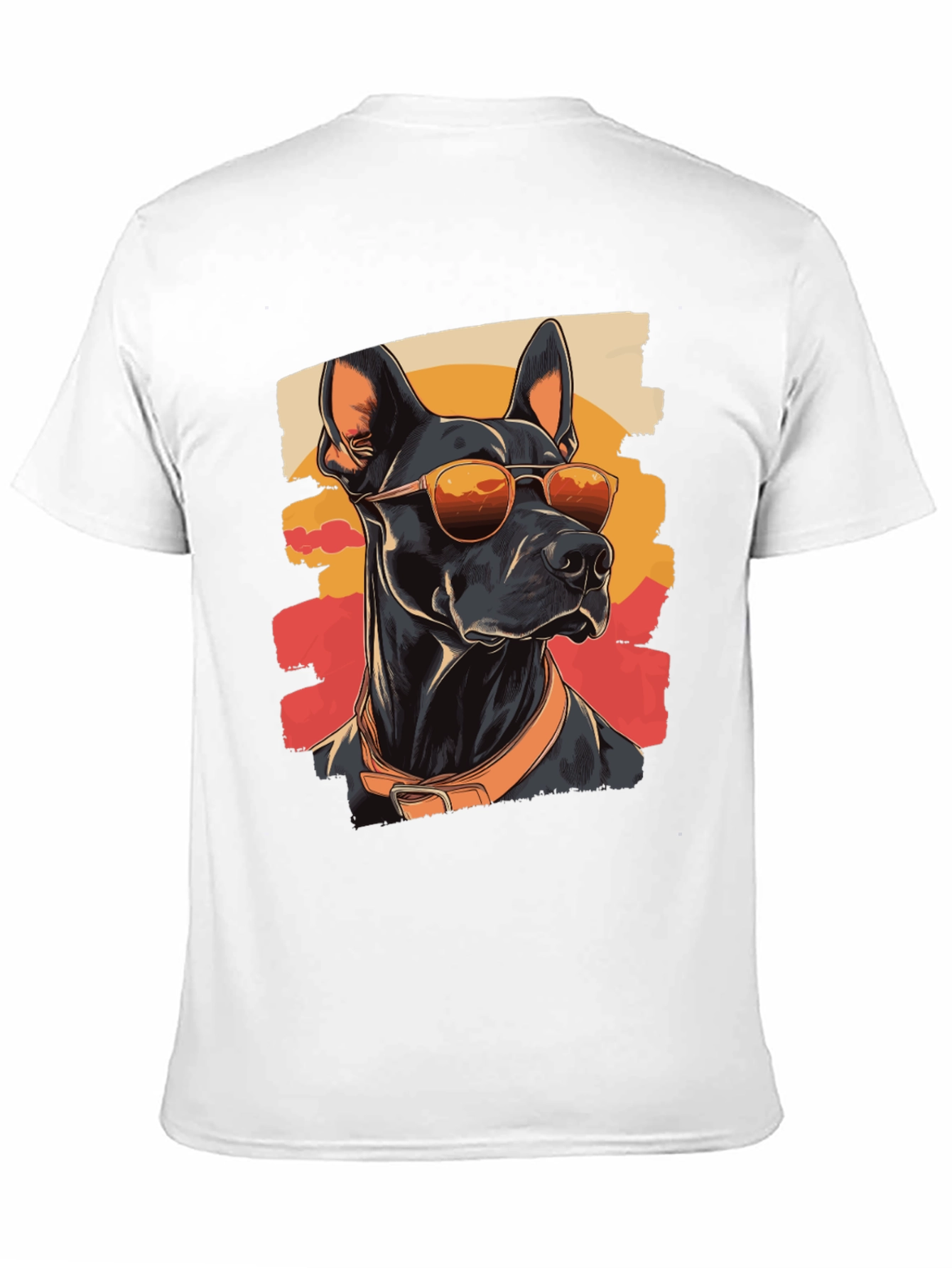 Cool Dog T-Shirt - Doberman with Sunglasses
