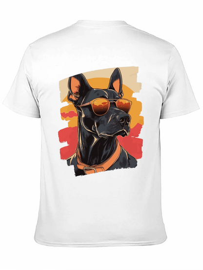 Cool Dog T-Shirt - Doberman with Sunglasses