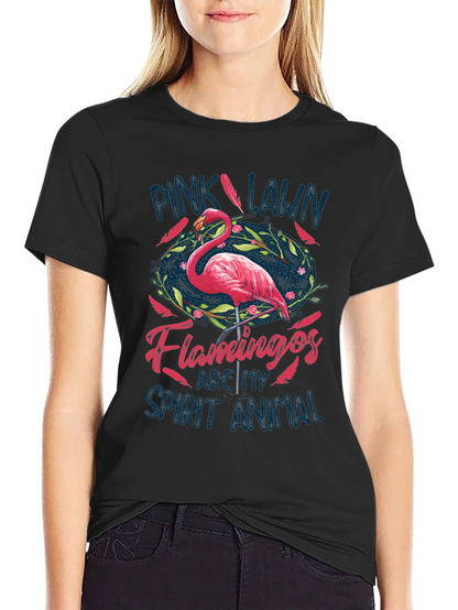 Pink Lawn Flamingos T-Shirt