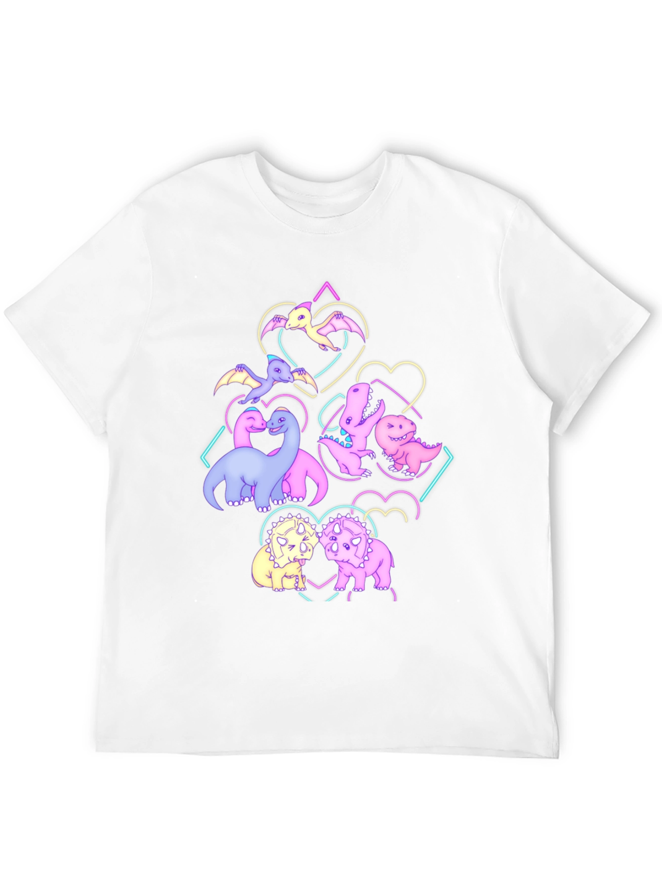 Dino Love T-Shirt - Cute Dinosaur Graphic Tee