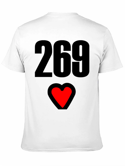 269 Heart Graphic T-Shirt - Black