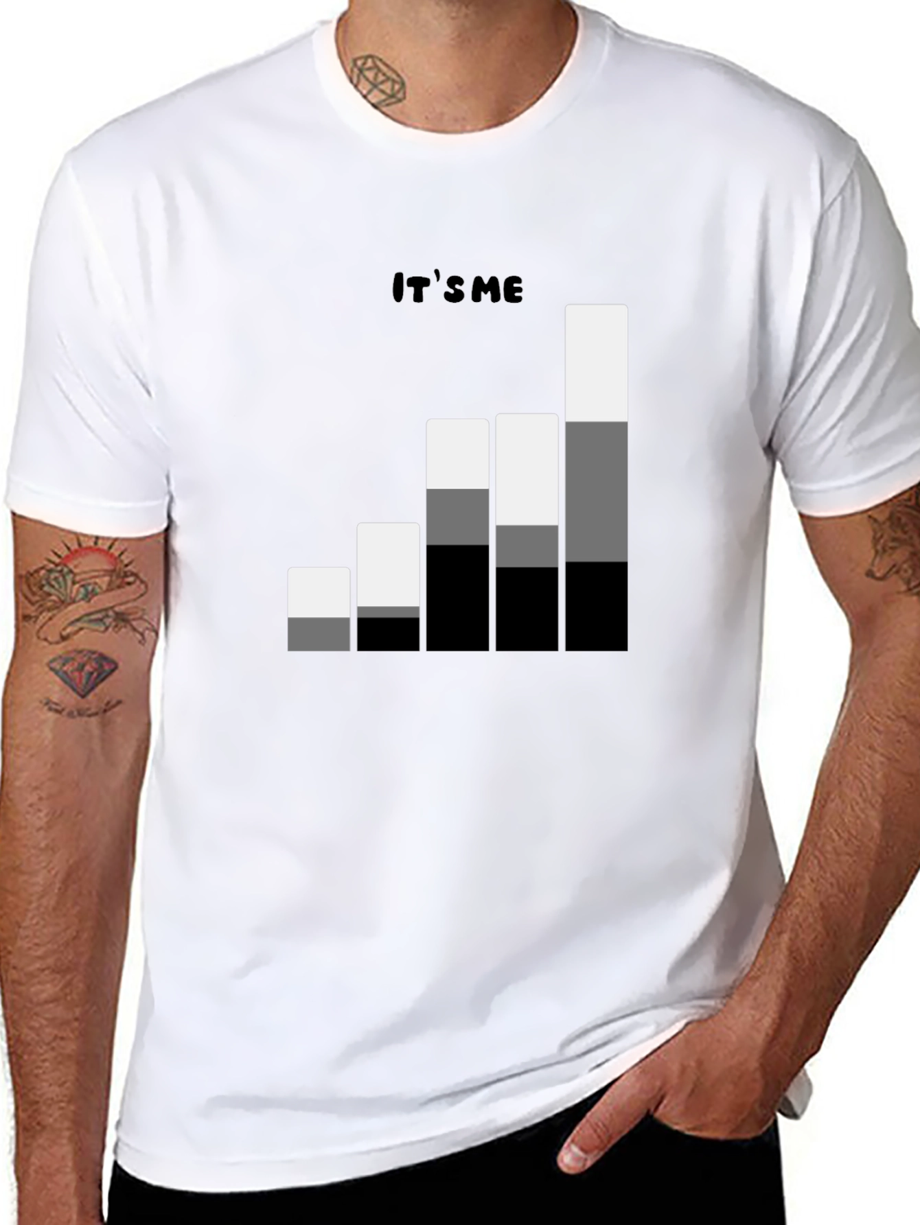 Its Me Graphic Tee - Modern Black T-Shirt