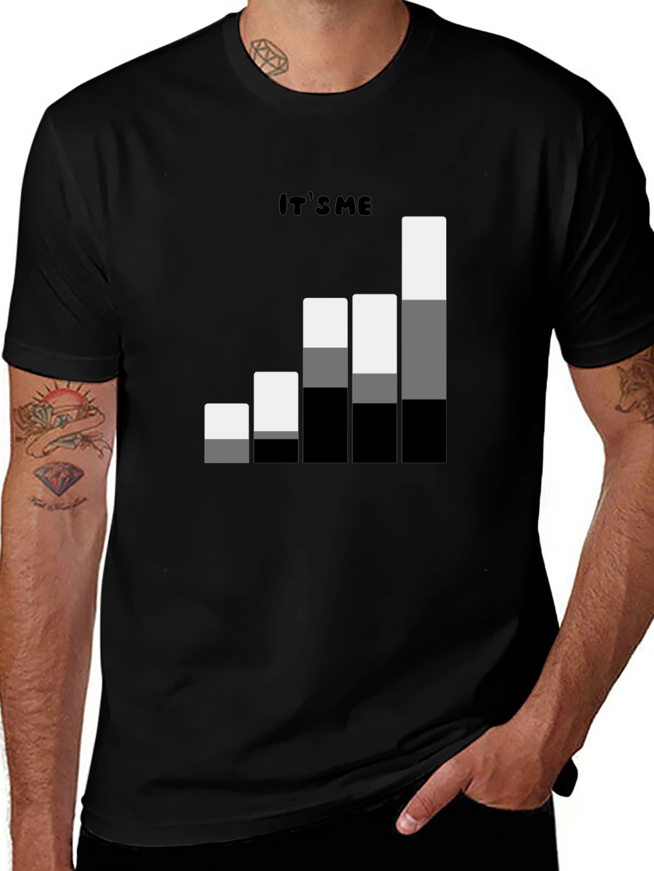 Its Me Graphic Tee - Modern Black T-Shirt