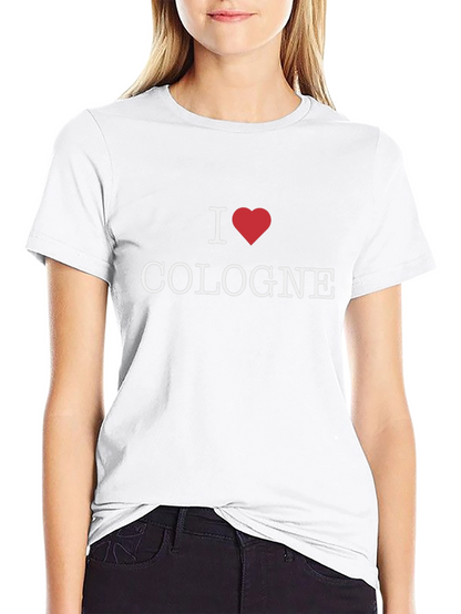 I Love Cologne T-Shirt - Stylish City Pride Tee