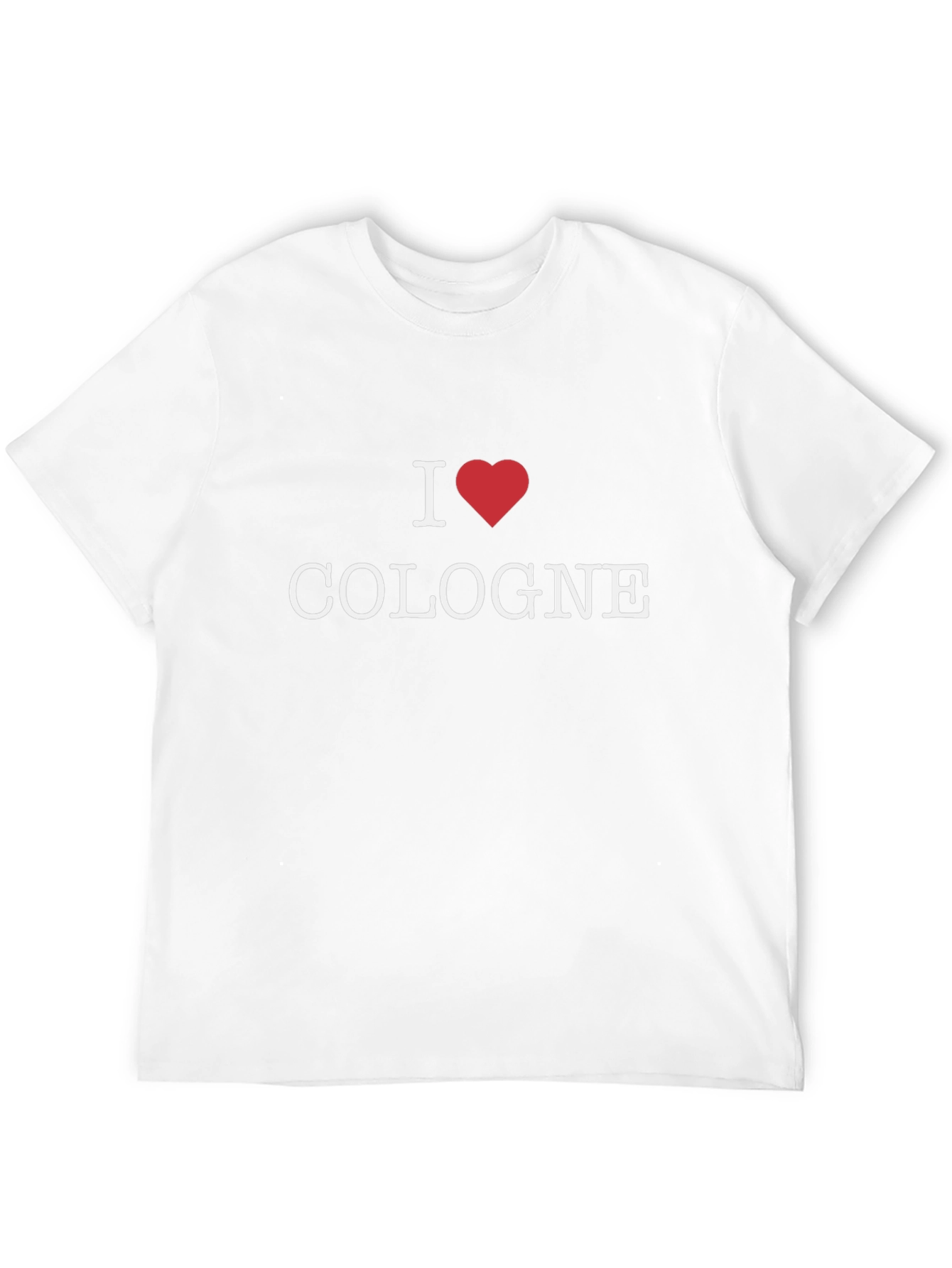 I Love Cologne T-Shirt - Stylish City Pride Tee