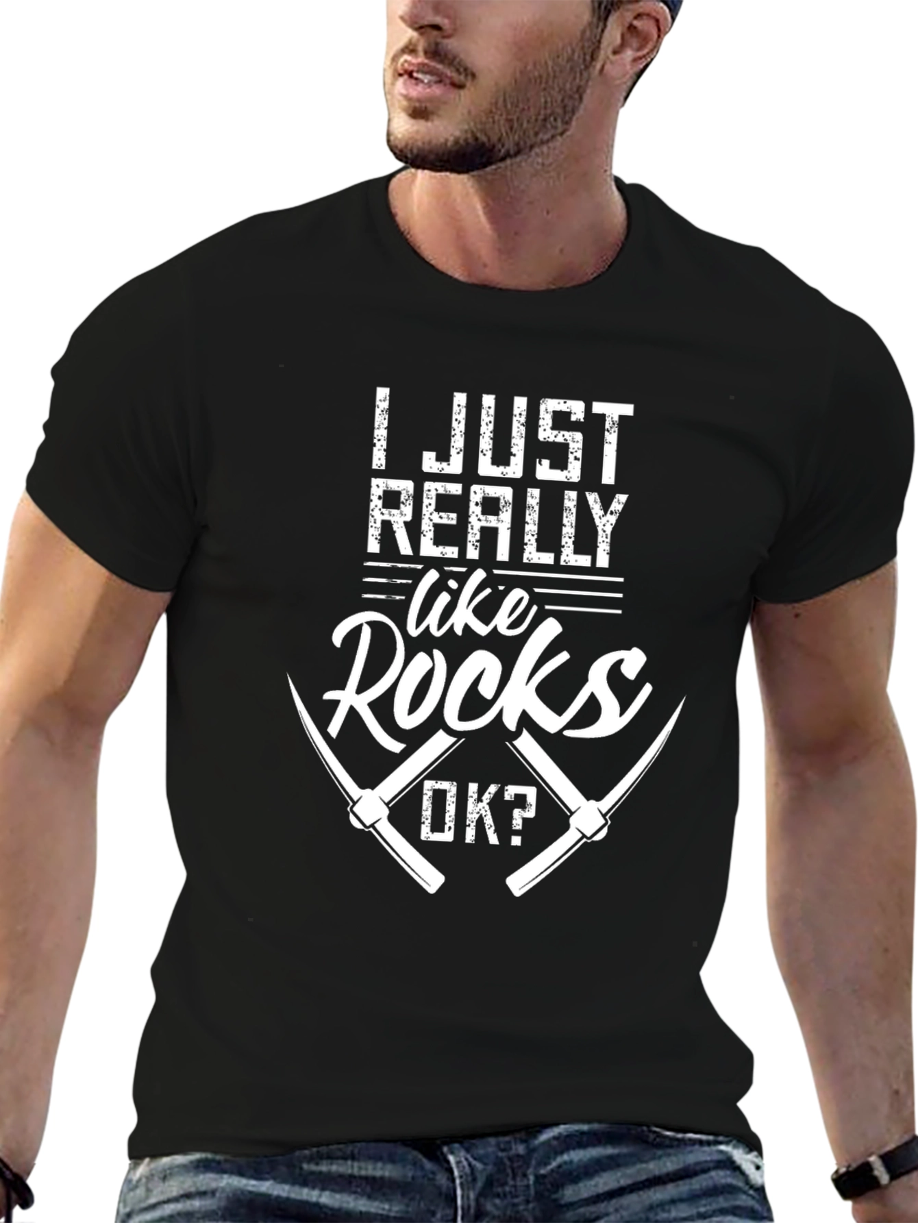 I Just Really Like Rocks OK? T-Shirt