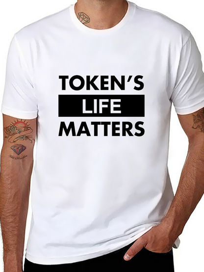 Tokens Life Matters Graphic Black T-Shirt