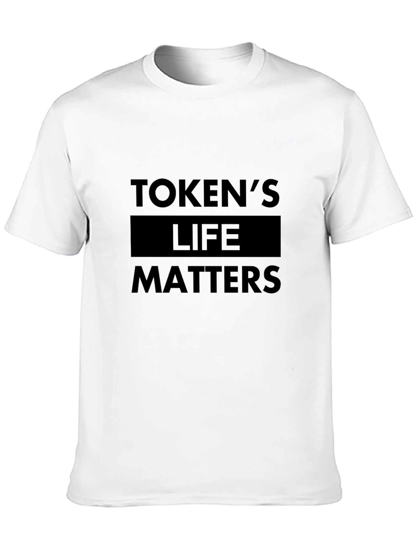 Tokens Life Matters Graphic Black T-Shirt