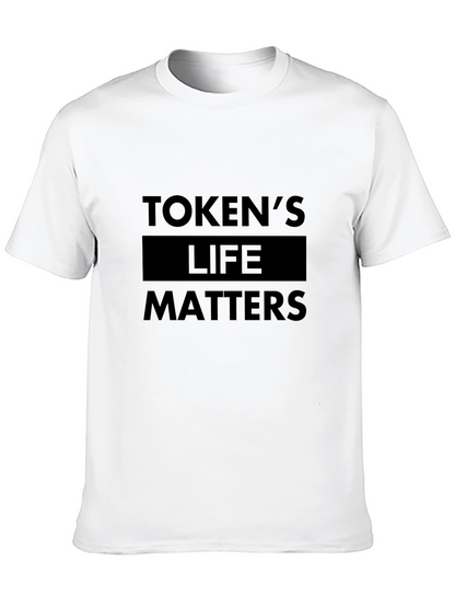 Tokens Life Matters Graphic Black T-Shirt