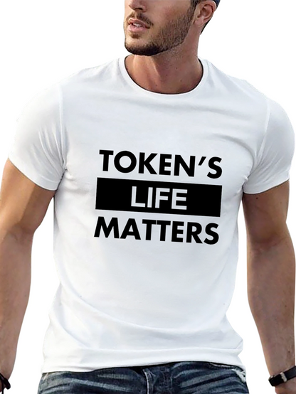 Tokens Life Matters Graphic Black T-Shirt