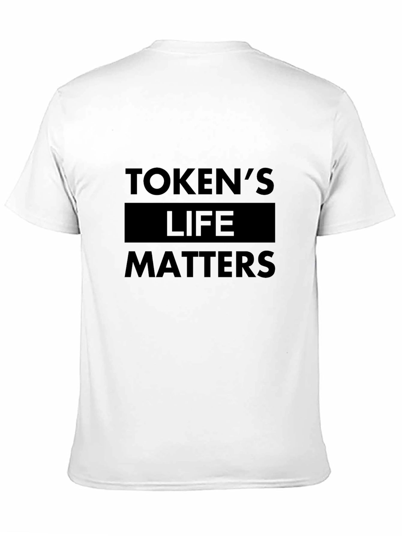 Tokens Life Matters Graphic Black T-Shirt