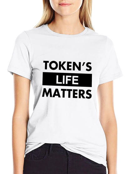Tokens Life Matters Graphic Black T-Shirt
