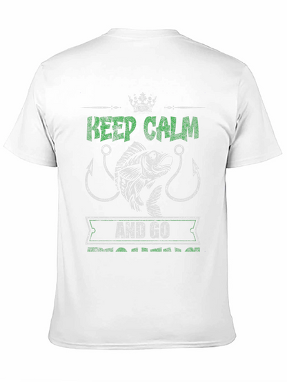 Keep Calm & Go Fishing T-Shirt - Angler Gift