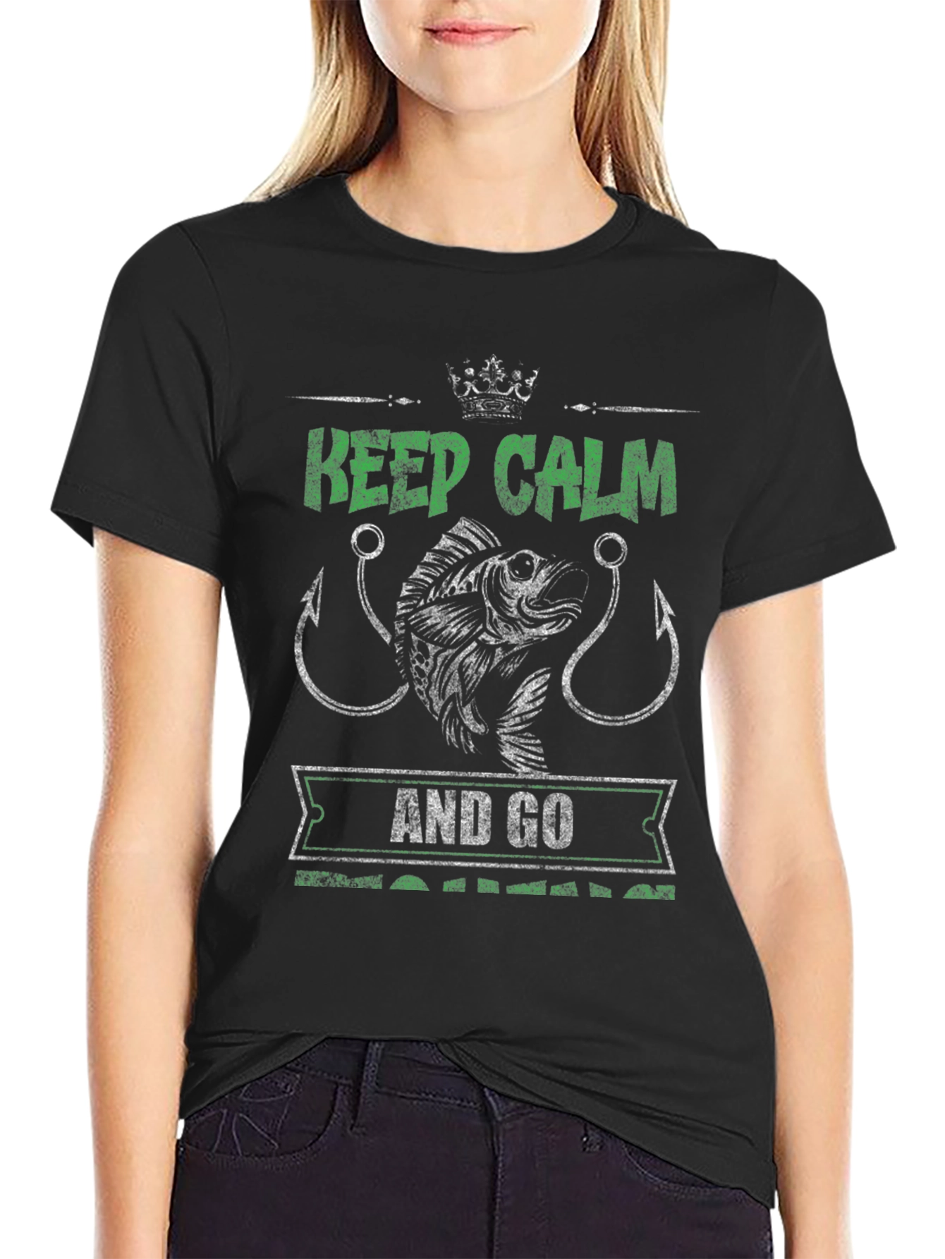 Keep Calm & Go Fishing T-Shirt - Angler Gift