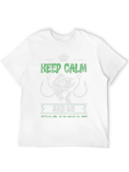 Keep Calm & Go Fishing T-Shirt - Angler Gift
