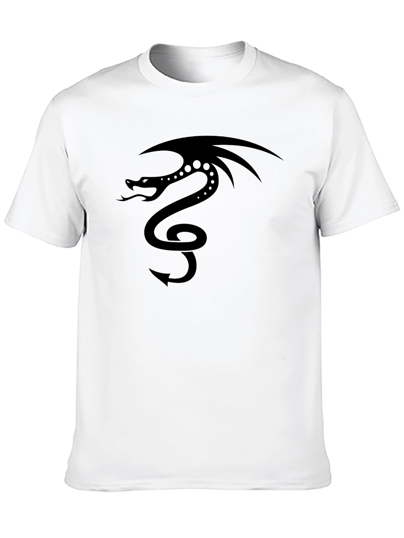 Black Dragon Graphic Tee - Stylish Mens T-Shirt