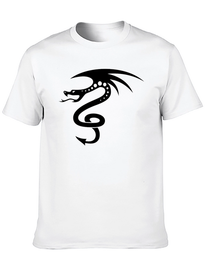 Black Dragon Graphic Tee - Stylish Mens T-Shirt