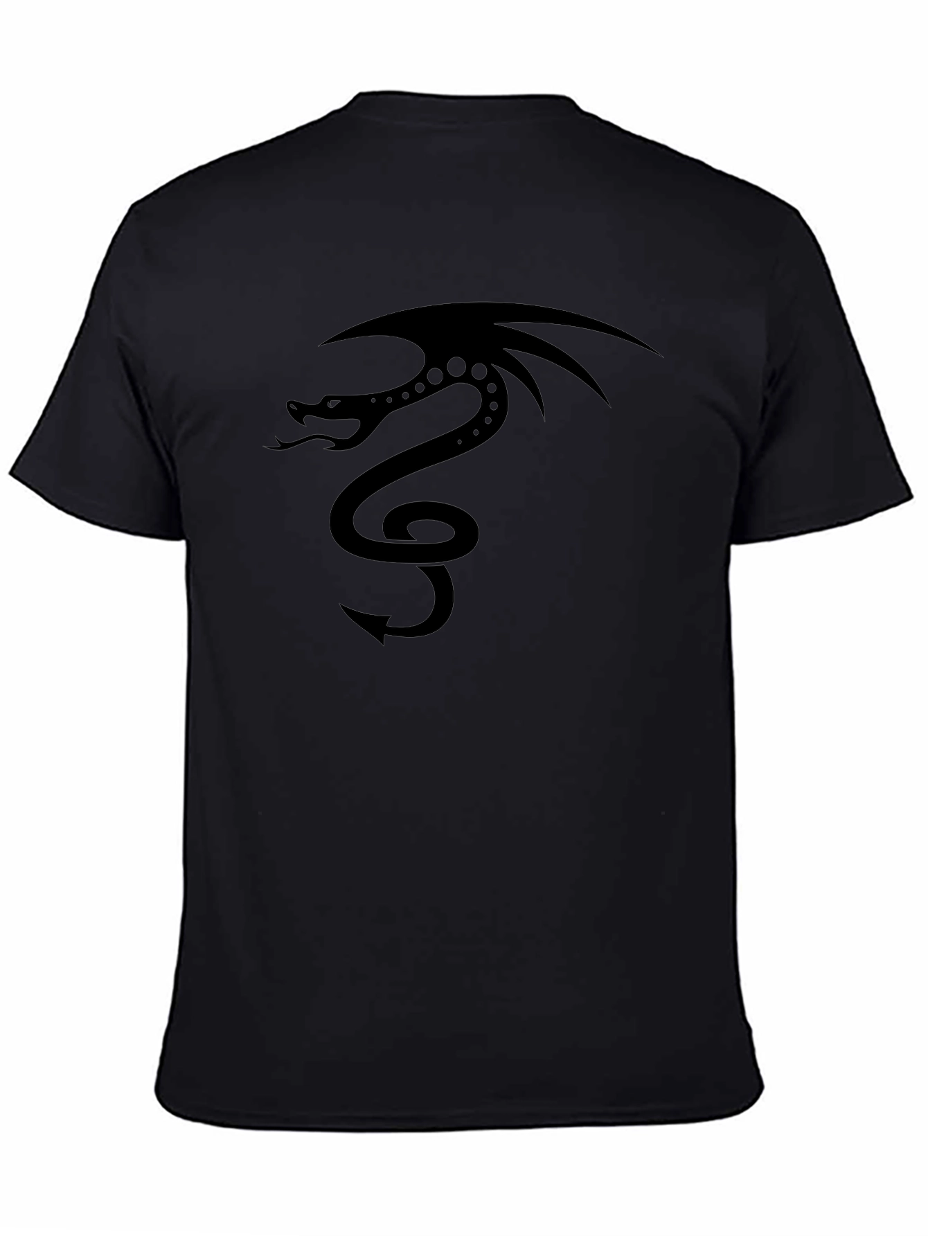 Black Dragon Graphic Tee - Stylish Mens T-Shirt