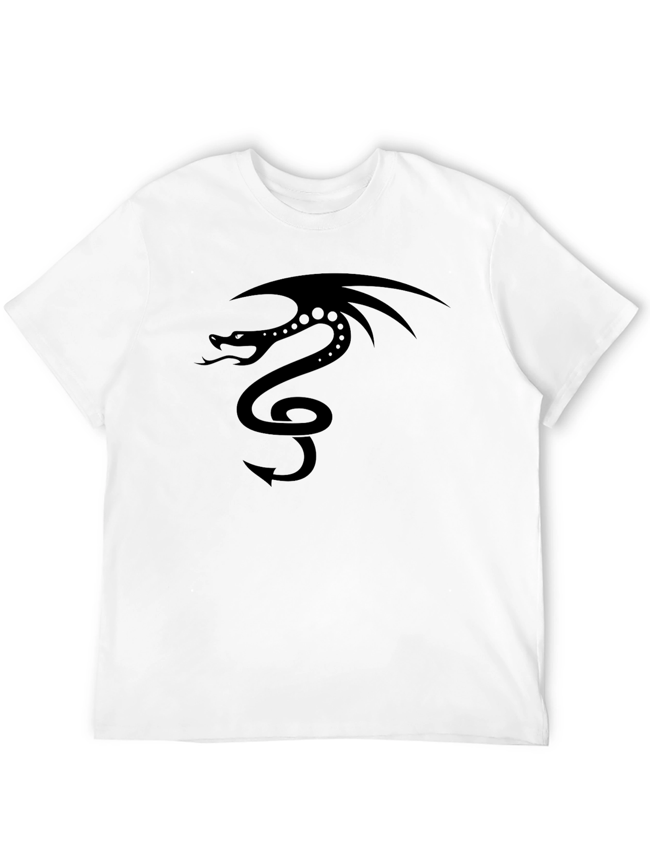 Black Dragon Graphic Tee - Stylish Mens T-Shirt
