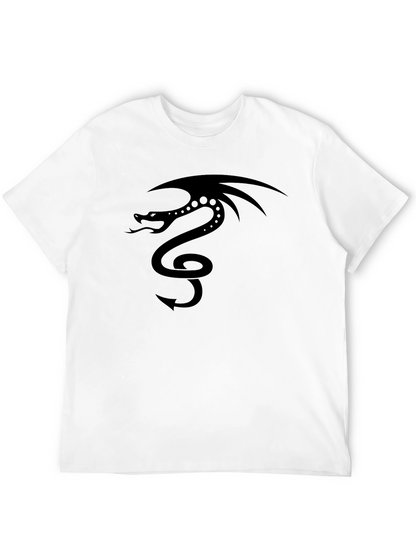 Black Dragon Graphic Tee - Stylish Mens T-Shirt