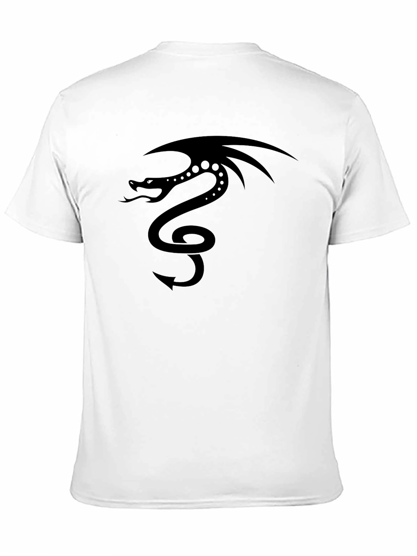 Black Dragon Graphic Tee - Stylish Mens T-Shirt