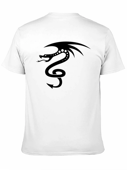 Black Dragon Graphic Tee - Stylish Mens T-Shirt