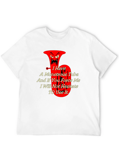 Monstrous Tuba Graphic Tee - Musical Threat