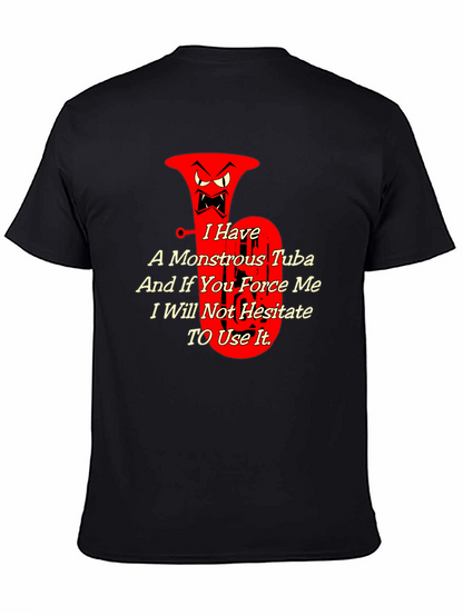 Monstrous Tuba Graphic Tee - Musical Threat