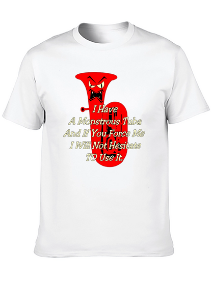 Monstrous Tuba Graphic Tee - Musical Threat