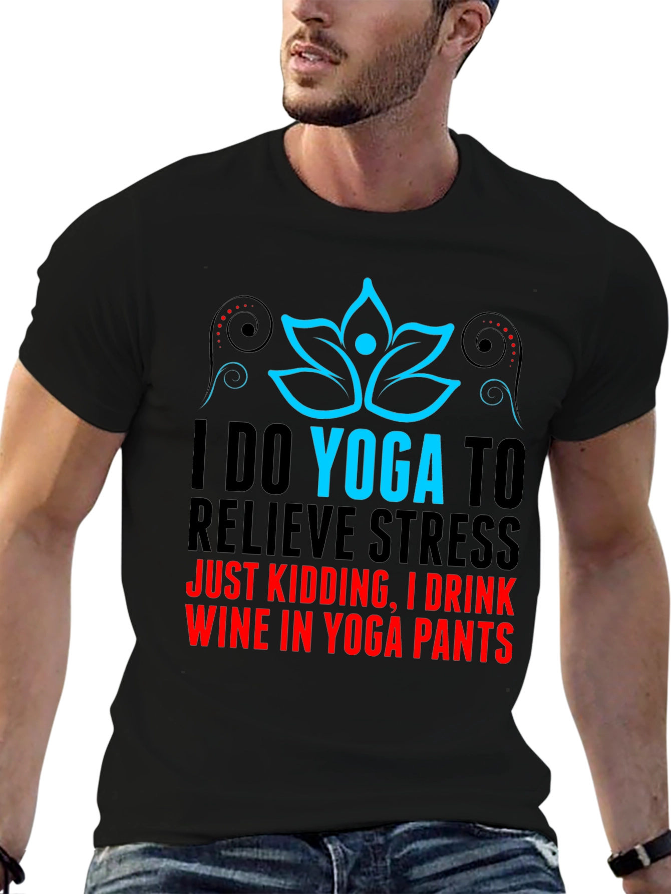 Yoga & Wine Graphic Tee