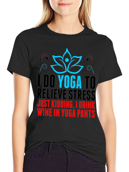 Yoga & Wine Graphic Tee