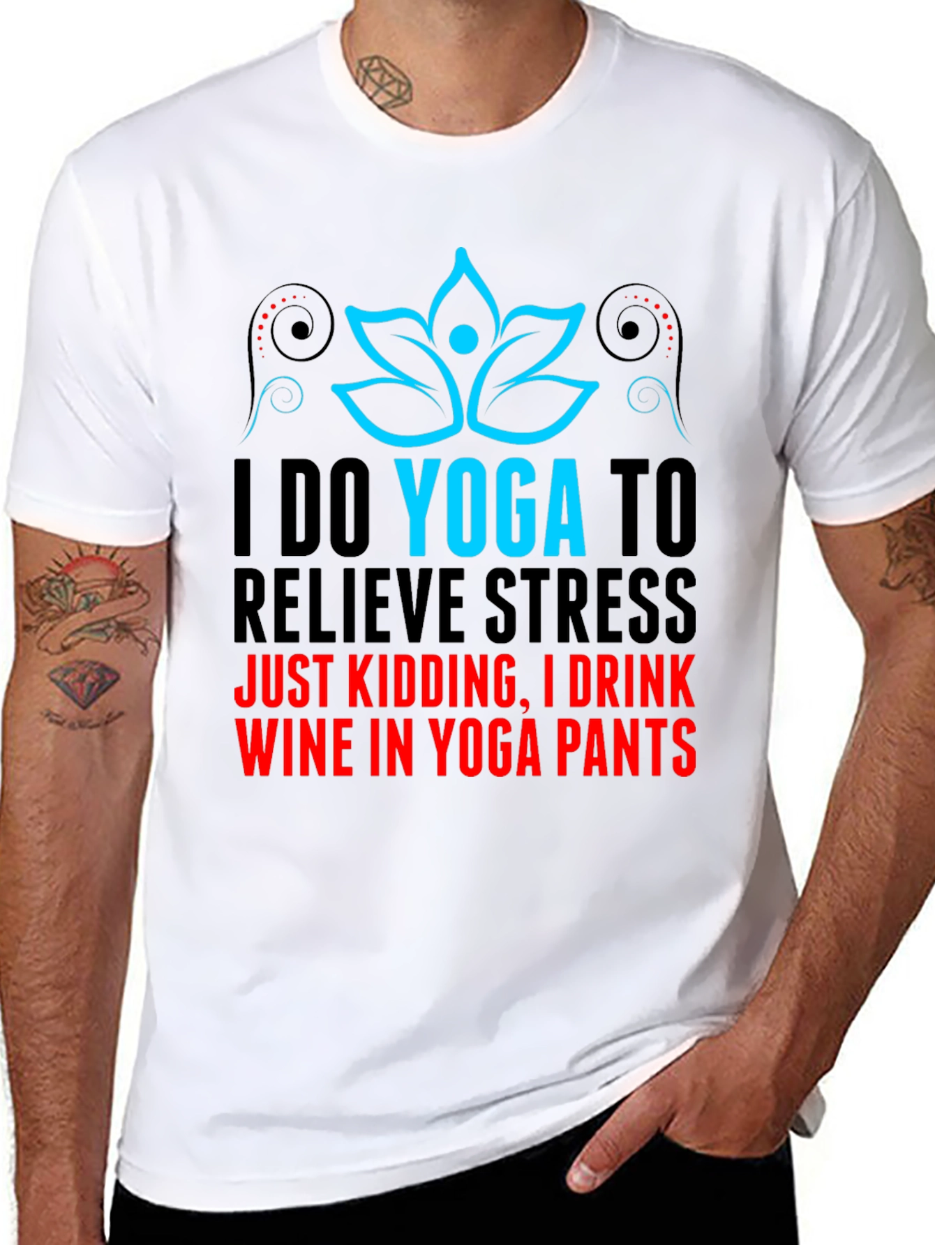Yoga & Wine Graphic Tee