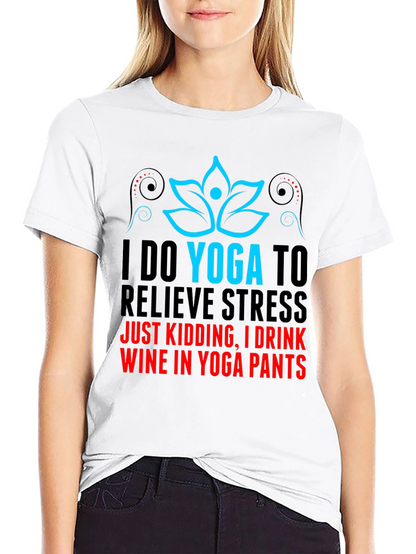 Yoga & Wine Graphic Tee