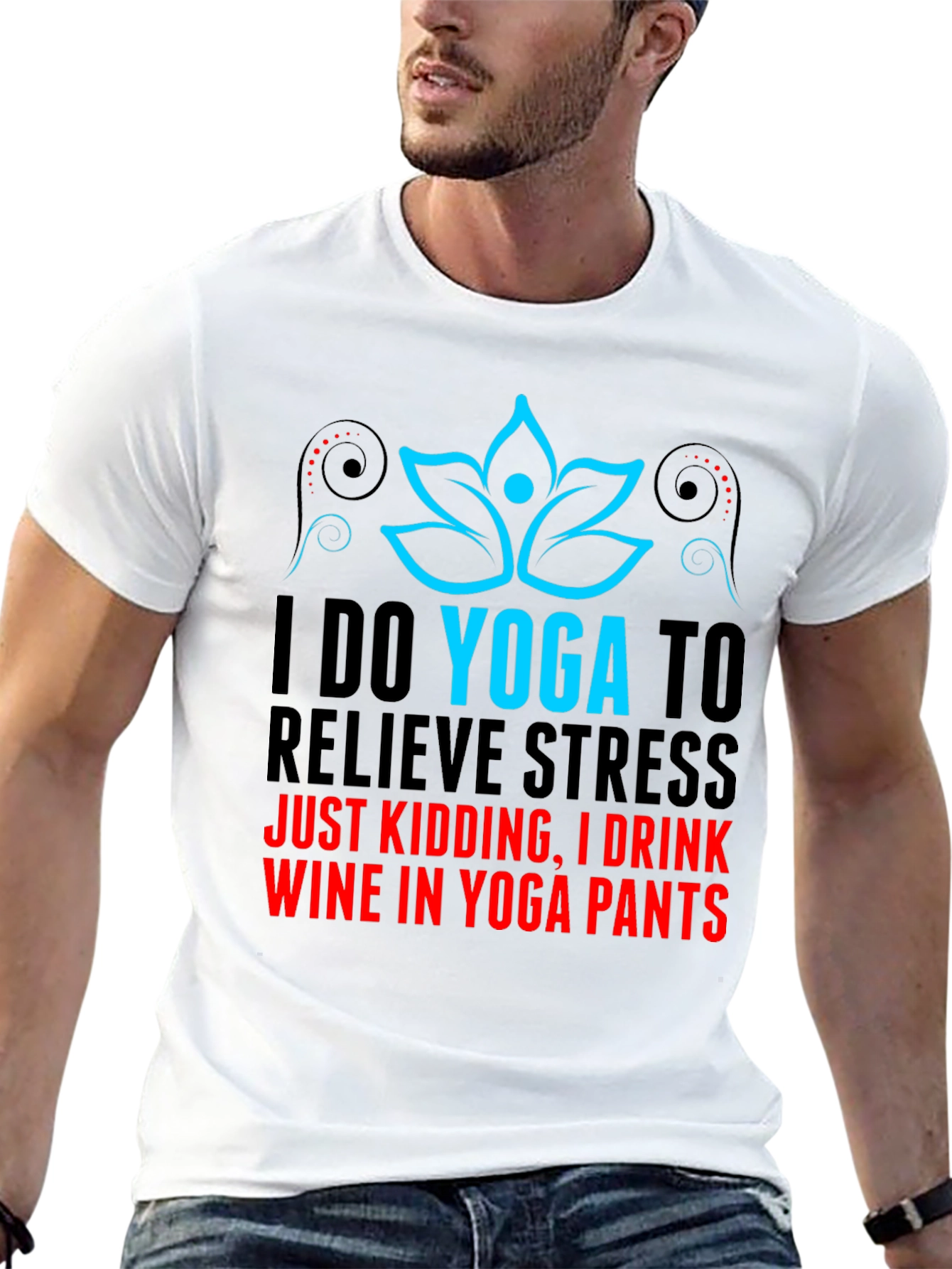 Yoga & Wine Graphic Tee