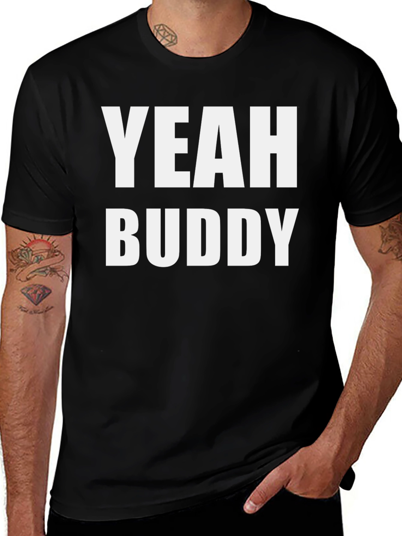 Yeah Buddy Graphic T-Shirt - Bold Statement Tee